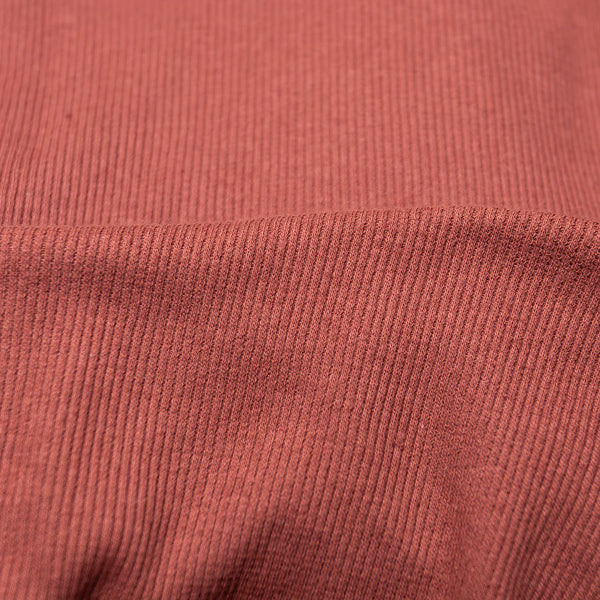 Bamboo organic cotton spandex rib 2x1 12-12.5 oz ( X )